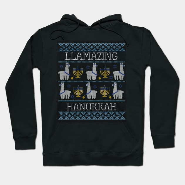 Hanukkah - Llamazing Hanukkah Hoodie by NoPlanB